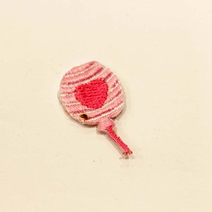 Σιδερότυπο "Μπαλόνι" Ροζ με Καρδιά
