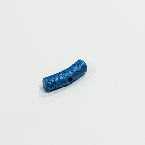 Ceramic Bead Electric Blue (3.3x1cm)