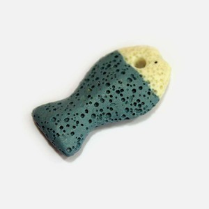 Lava "Fish" Beige-turquoise