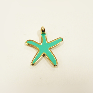 Enamel "Starfish" Bright Green