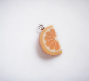 Orange Fimo (2.5x1cm)