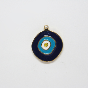 Eye with Blue Enamel (3.5x3cm)