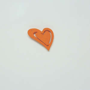 Wooden "Heart" Orange
