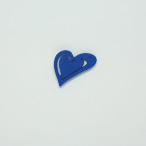 Wooden "Heart" Blue