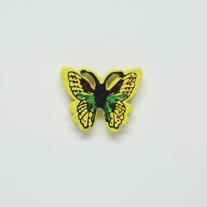 Ξύλινη Πεταλούδα Κίτρινη