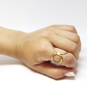 Ring "Hoops" Gold Plated