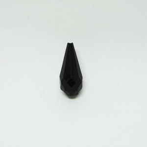 Ακρυλική Χάντρα Μαύρη (2.5x1cm)