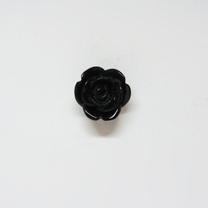 Τριαντάφυλλο Ακρυλικό Μαύρο (1.5cm)