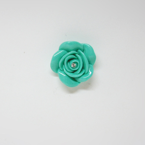 Rose Acrylic Bright Green (3.5cm)