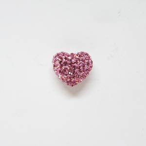 Heart with Strass Pink