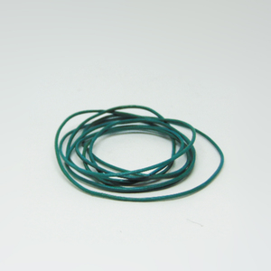 Leather "Round" Teal (1mm)