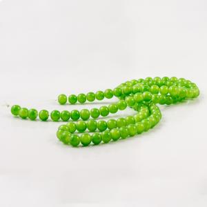 Glass Beads Green 8mm