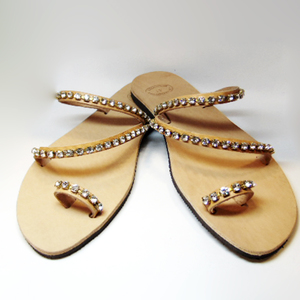 Sandals "Crystal Stones"