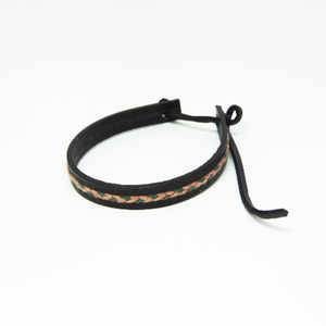 Leather Bracelet "Thread" Black