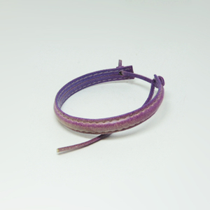Bracelet Leather Lilac