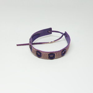 Bracelet Leather Lilac-Purple
