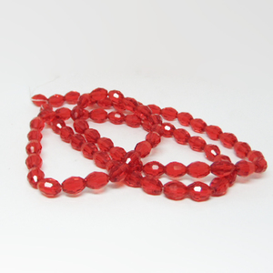 Beads Polygonal Red