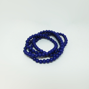 Glass Beads "Blue" 6mm