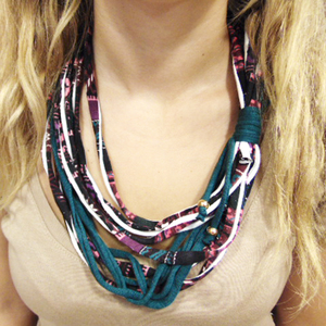 Necklace Cotton Cypress Multicolored