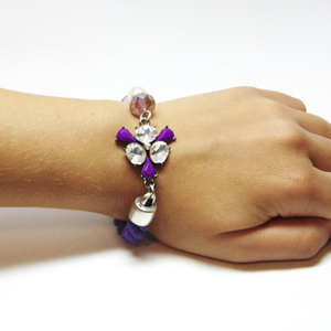 Bracelet Purple "Flower"