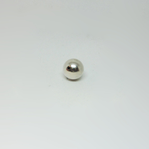 Ακρυλική "Ασημί" Χάντρα (20mm)