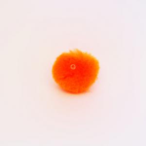Πον Πον Χνουδωτό Πορτοκαλί (3cm)