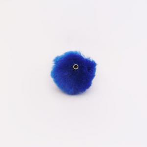 Πον Πον Χνουδωτό Μπλε (3cm)