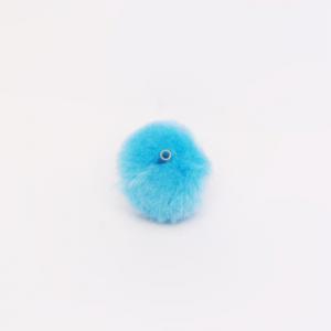 Pom Pom Fluffy Light Blue (3m)
