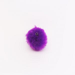 Pom Pom Fluffy Purple (3m)