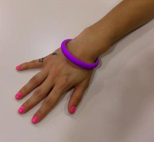 Bracelet Plastic Purple