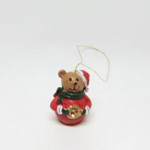 Ceramic Charm "Teddy Bear" (3.5x2.5cm)