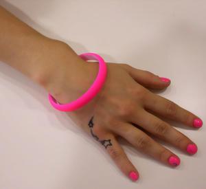 Plastic Bracelet Pink