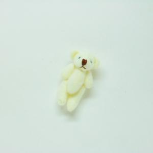 Cloth Ivory "Teddy Bear" (4x2.5cm)