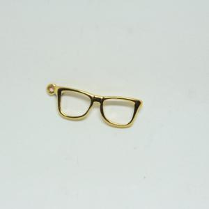 Gold Plated "Glasses" (4.5x1.5cm)
