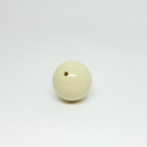 Acrylic Bead Ivory 30mm