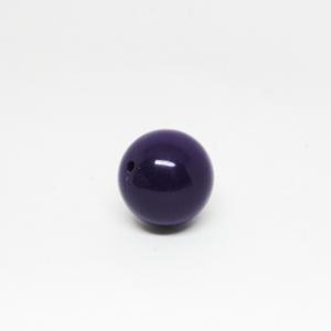 Acrylic Bead Purple 28mm