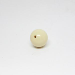 Acrylic Bead Ivory 20mm