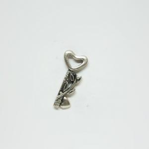 Metal Key with Olive Branch 4x1.5cm