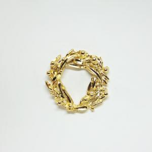 Wreath Gold Plated (5x4.5cm)