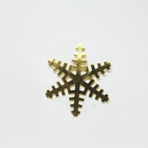 Snowflake Gold Plated (4x4cm)