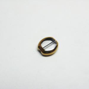 Χάντρα Στρογγυλή Διάφανη"(1x1cm)