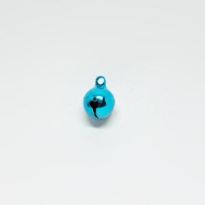 Metal Light Blue "Bell" (1.3x1cm)