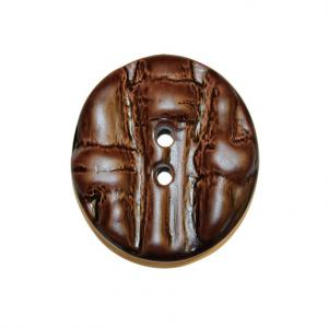 Acrylic "Brown" Button (5.5cm)