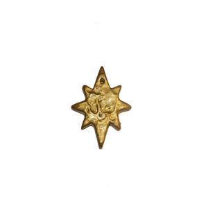 Ceramic Gold "Star" (5.7x4.5cm)