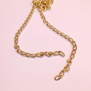 Gold Plated Aluminum Chain (1.1x0.6cm)
