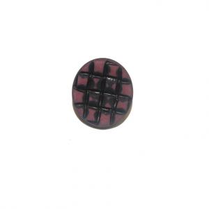 Acrylic Button Black-Burgundy (1.7cm)