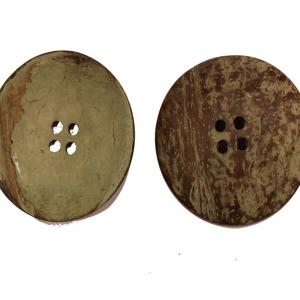 Κουμπί Καρύδα "Βεραμάν" (7cm)