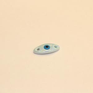 Ceramic Light Blue Eye (3.3x1.4cm)