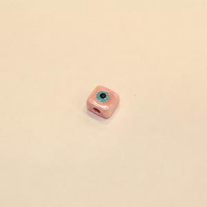 Κεραμικό Τετράγωνο Ροζ Μάτι (1x1cm)