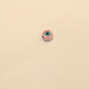 Κεραμικό Ροζ Μάτι (0.8x0.9cm)